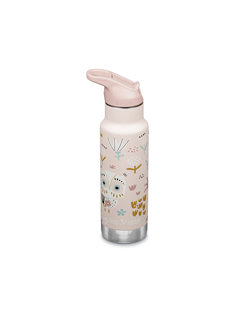KLEAN KANTEEN Kinder Trinkflasche Classic 355ml Flip Sport Cap isolierend rosa